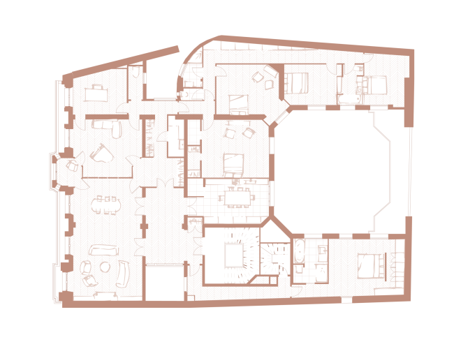 Rue ROYALE-plan amménagé